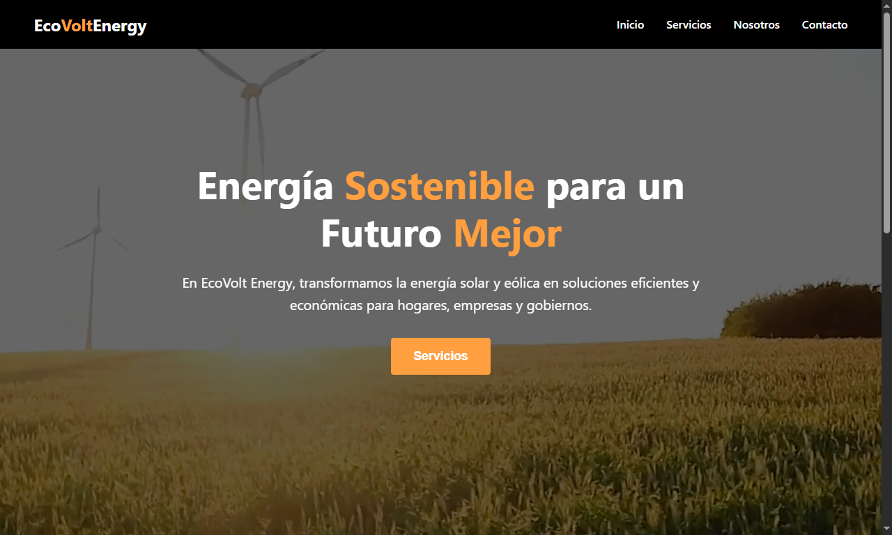 Web Institucional EcoVolt